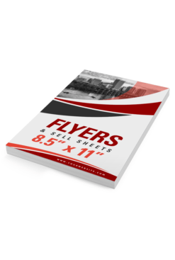 Optional size for bulk flyer and sell sheets printed fast in Richmond, RVA
