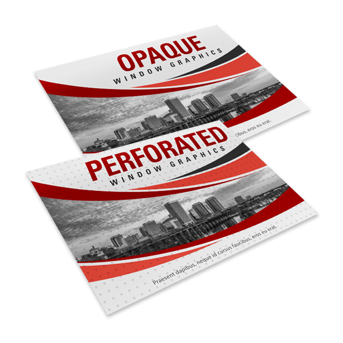 Custom adhesive window graphic options for businesses in Richmond, RVA