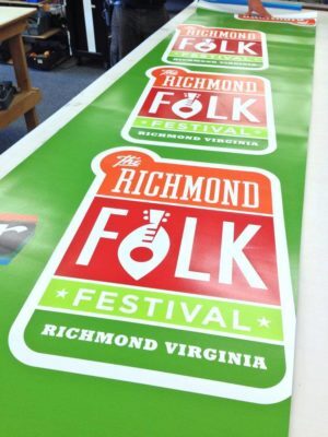 richmond folk fest banner mid production