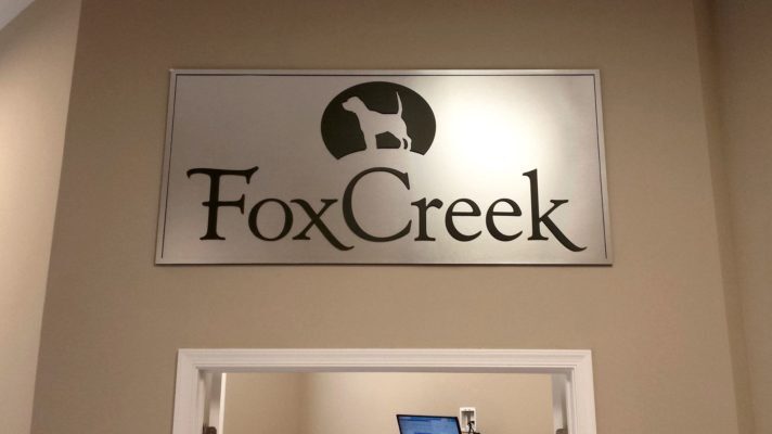 fox creek sign
