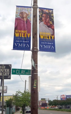 kehinde wiley vmfa pole banners