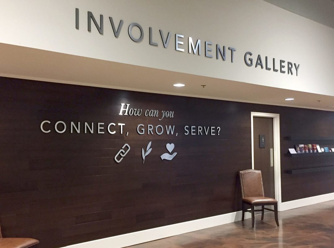 involvement gallery lettering