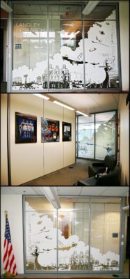 nasa langley research center custom cut window decal