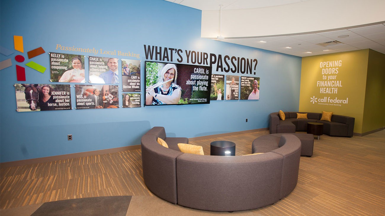 call federal lobby wall artwork