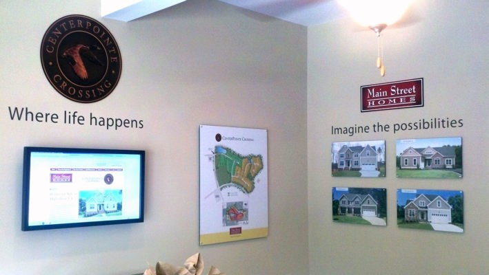 main street homes panel displays