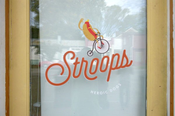 stroops window decal