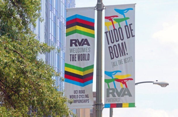 uci road world cycling championships pole banners