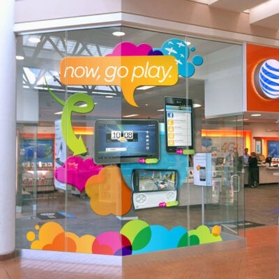 large window graphic mockup