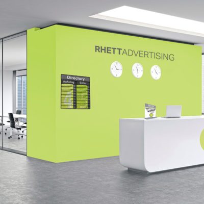 directory wall sign for marketing and sales