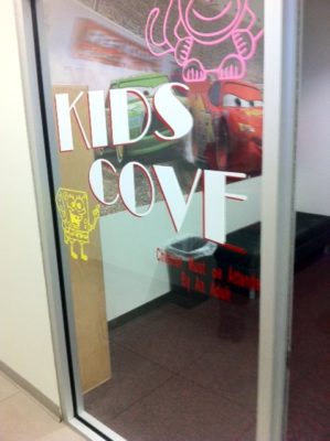 kids cove window vinyl