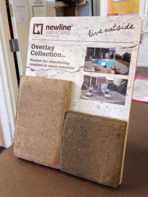 hardscape company display board