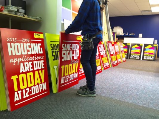 foam board prints production