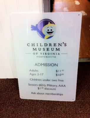 acrylic panel for children's museum of virginia portsmouth