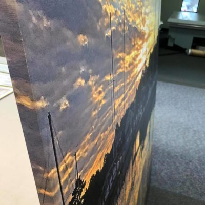 wrapped edge canvas print