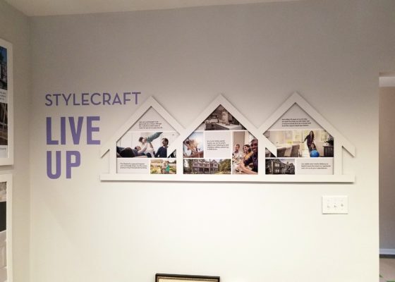 custom cut frame with printed photos