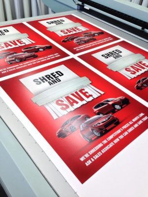 High-Quality Printing Services on Promotional Materials