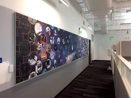 office timeline runner display