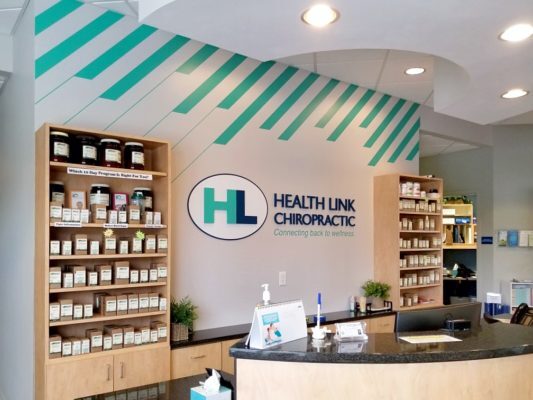 clinic medical office front desk display