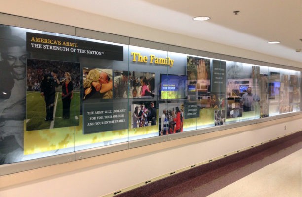 the family wall display and informational panel
