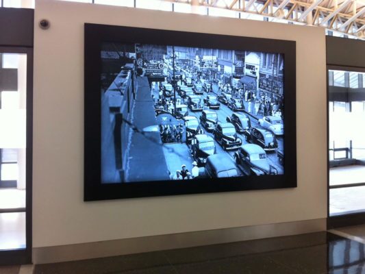 backlit fabric display