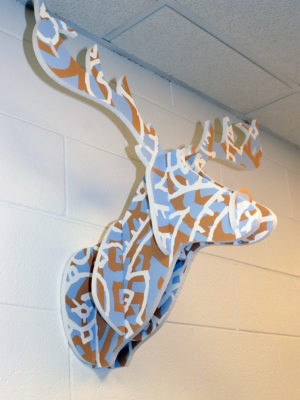 constructed deer cnc cut to lock