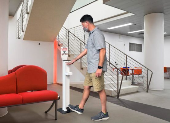 sanitizer pedestal sanistand