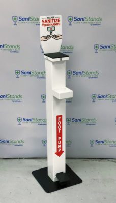 sanitizer pedestal sanistand