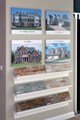 model home signs