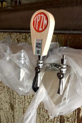 custom wooden beer tap