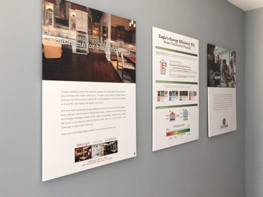 model home realty signs