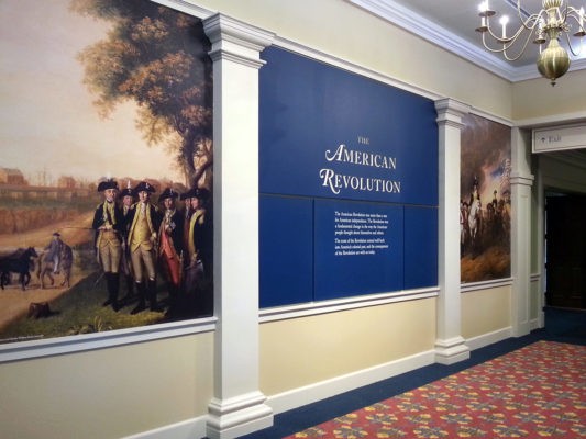 wall signage shape cut to fit space