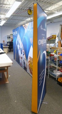 custom wall standup display