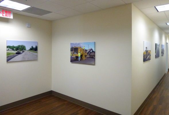 canvas wrap office wall art