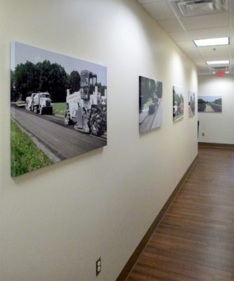 canvas wrap office wall art