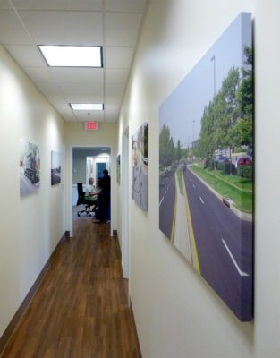 canvas wrap office wall art