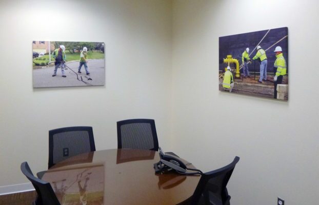 installed office art