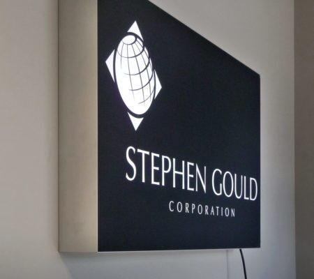 fabric matrix frame display backlit