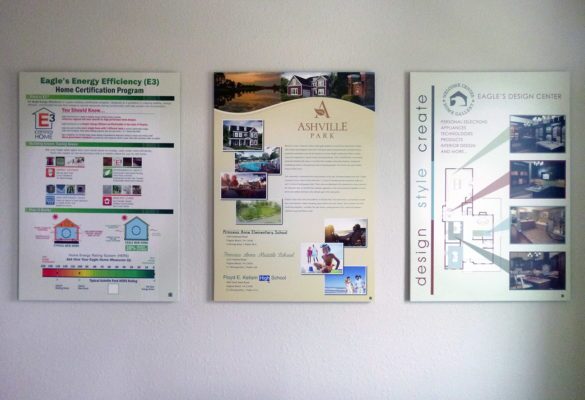 wall signs model home realty