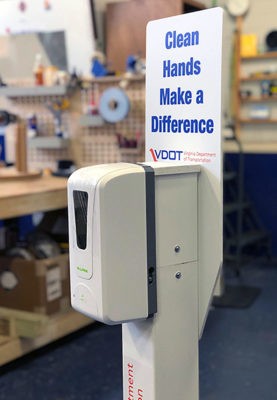 sanitization pedestal sanistand