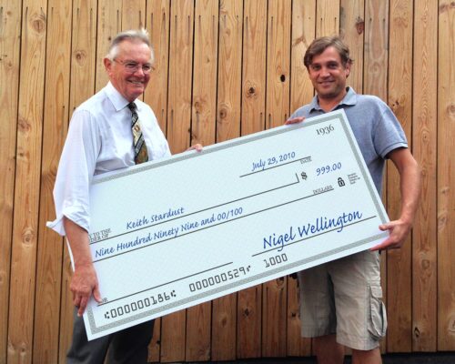 custom foamcore big check