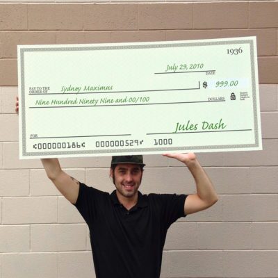 custom big check