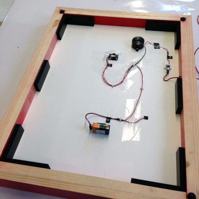 inside of board game with rig