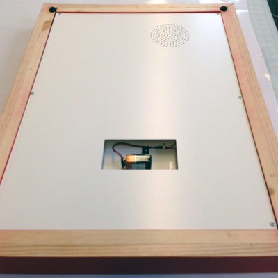 back of board game with battery