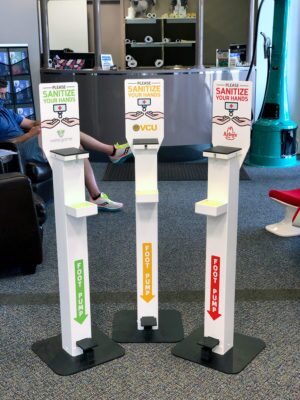 sanitization pedestal sanistand