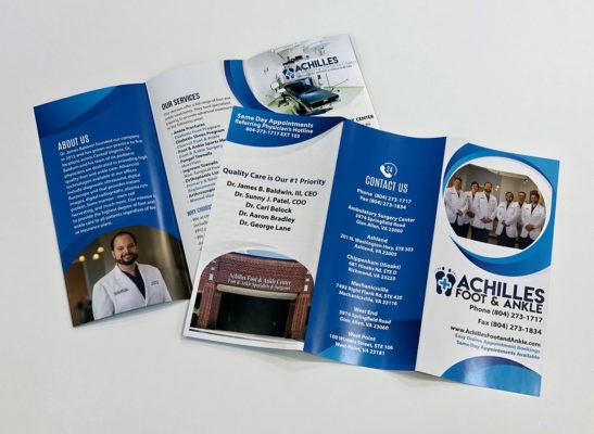 custom printed brochures