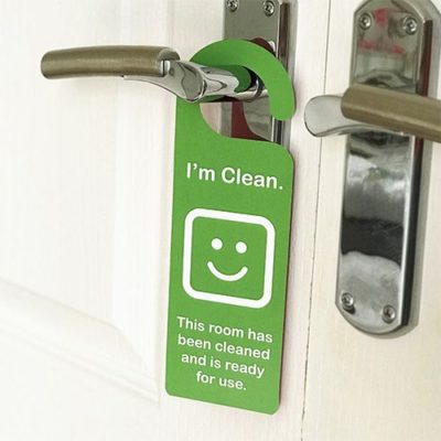 custom printed door hanger