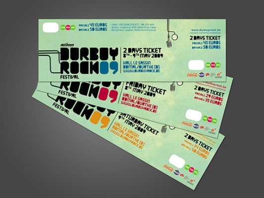 custom festival tickets