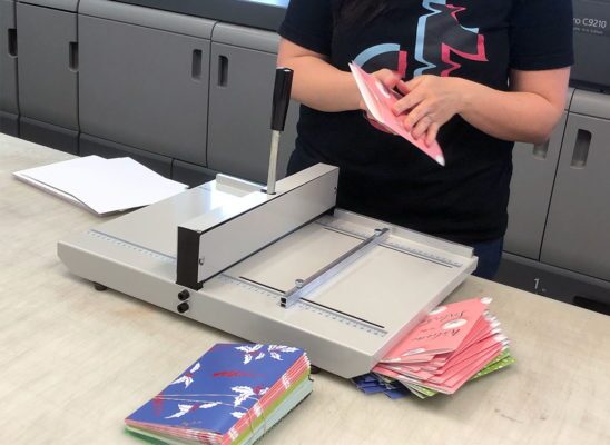 folded cards production