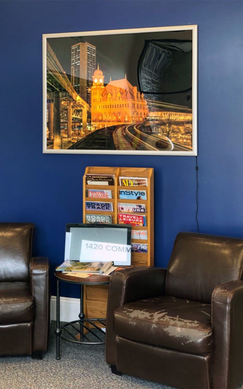 snap frame mounted wall