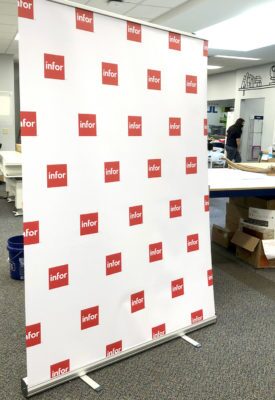 large bannerstand backdrop
